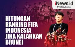 Infografis Hitungan Ranking FIFA Indonesia Jika Kalahkan Brunei