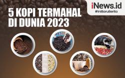 Infografis 5 Kopi Termahal di Dunia 2023