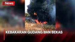 Semak Belukar Kebakaran hingga Merembet ke Gudang Ban Bekas di Yogyakarta