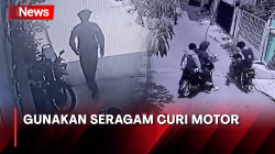 Masih Gunakan Seragam Pramuka, Tiga Pelajar Curi Motor di Tanjung Priok