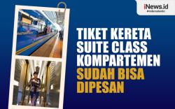 Infografis Kereta Suite Class Kompartemen Sudah Bisa Dipesan
