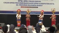 Konsolidasi Partai Perindo Sulbar Dimeriahkan Tarian Adat<