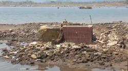 Waduk Jatigede Sumedang Seperti Kota Mati, Bangunan Bermunculan di Tengah Perairan