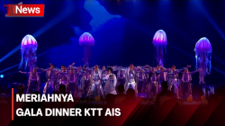 Meriah, Presiden Jokowi Sambut Pemimpin dan Delegasi KTT AIS di Gala Dinner