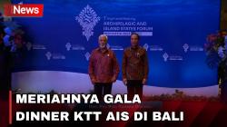 Pemimpin Negara Delegasi Kompak Kenakan Endek Bali dalam Gala Dinner KTT AIS 2023