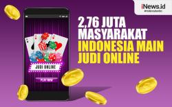 Infografis 2,76 Juta Masyarakat Indonesia Main Judi Online