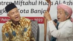 Ganjar Kunjungi Ponpes Miftahul Huda Al-Azhar Banjar, Didoakan Jadi Presiden<