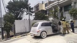 Hendak Isi Bensin, Mobil Chrysler Terbakar di SPBU Pesanggrahan Jaksel