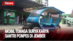 Berbekal Rp50 Juta, Santri Ponpes Nurul Islam Jember Buat Mobil Tenaga Surya 
