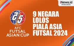9 Negara Lolos Piala Asia Futsal 2024
