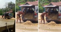 Viral Pria Ini Gunakan Mobil Avanza untuk Angkut Pasir, Netizen Nangis: Kenapa Enggak Pakai Pikap