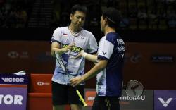 Banyak Rival yang Absen, Ahsan/Hendra Target Semifinal Arctic Open 2023