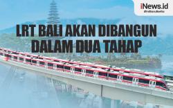 Infografis LRT Bali Akan Dibangun dalam Dua Tahap