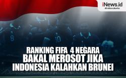 Infografis Ranking FIFA 4 Negara Bakal Merosot jika Indonesia Kalahkan Brunei