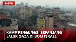 Kamp Pengungsi di Jalur Gaza Hancur, 1200 Warga Palestina Tewas