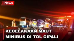 2 Orang Tewas dan 2 Luka, Minibus Tabrak Truk di Tol Cipali<
