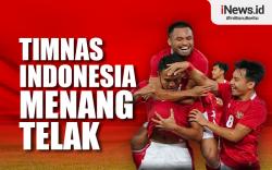 Infografis Timnas Indonesia Menang Telak 