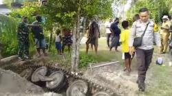 Viral Penemuan Tank Peninggalan Perang Dunia II Terkubur dalam Tanah di Papua<