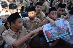 Pelajar Aceh Galang Dana dan Doa Bersama untuk Rakyat Palestina<