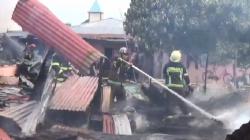 Kebakaran Hebat Hari Ini di Kota Medan, 9 Rumah Ludes Terbakar