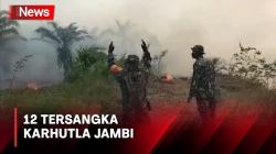 Karhutla di Jambi Mencapai 1.155 Hektare, Polisi Amankan 12 Tersangka
