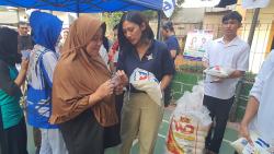 Caleg Partai Perindo Ratu Nabilla Gelar Tebus Murah Beras Premium di Tangsel<