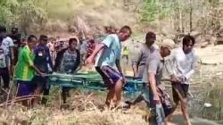 Jasad Pria Ditemukan Telungkup di Sungai Cideres, Warga Majalengka Geger
