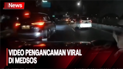  Video Pengancaman Pengemudi Mobil Berplat Kepolisian Viral di Media Sosial