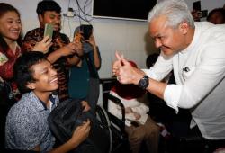 Kunjungi YPAC Malang, Ganjar Siap Bantu Penyandang Disabilitas hingga Mandiri dan Berprestasi