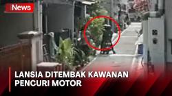Pergoki Aksi Kawanan Pencuri Motor, Lansia di Pulogadung Ditembak