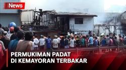 Rumah Padat Penduduk di Kemayoran Ludes Terbakar, 19 Unit Damkar Diterjunkan