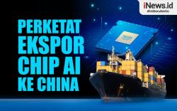 Infografis AS Perketat Ekspor Chip AI ke China