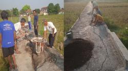Teh Metty Ajak Warga Hegarmanah Cianjur Gotong Royong Perbaiki Jalan Rusak<