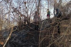 Polisi Pastikan Kebakaran Lahan di Kokap Kulonprogo dari Pembakaran Sampah<