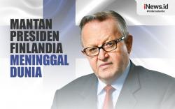 Infografis Mantan Presiden Finlandia Martti Ahtisaari Meninggal Dunia