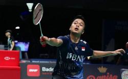 Hasil Denmark Open 2023: Anthony Sinisuka Ginting Hancurkan Christo Popov