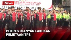 Siagakan Ratusan Personelnya saat Pemilu, Polres Gianyar juga Lakukan Pemetaan TPS