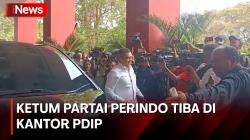 Ketum Partai Perindo Tiba di Kantor PDIP, Hadiri Pengumuman Bacapres Ganjar