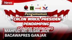 Mahfud MD Resmi Dampingi Bacapres Perindo Ganjar Pranowo di Pilpres 2024
