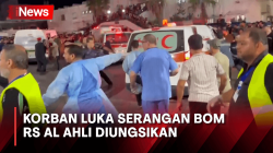 Korban Luka Akibat Serangan Israel Dilarikan ke RS Al Shifa Gaza