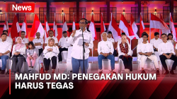 Mahfud MD Tegaskan Separuh Persoalan Bangsa Selesai Kalau Hukumnya Bagus