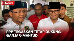 PPP Tegaskan Komitmen Dukung Ganjar-Mahfud Meski Sandiaga Uno Tidak Jadi Bacawapres