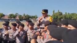 Dimutasi ke Kalteng, Kapolda NTB Irjen Djoko Poerwanto Pamitan saat Pimpin Apel Pasukan