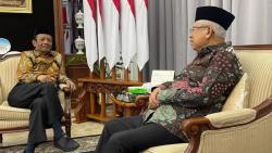 Wapres Ma'ruf Amin Restui Mahfud MD Jadi Cawapres Ganjar: Lanjutkan Hal Baik<