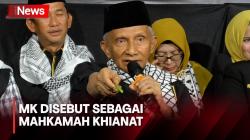 Putusan Batas Usia Capres - Cawapres, Amien Rais Kritik Tajam MK