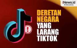 Infografis Deretan Negara Larang TikTok