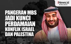 Infografis Pangeran MBS Jadi Kunci Perdamaian Konflik Israel dan Palestina