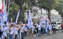 Ratusan Kader Partai Perindo Siap Antarkan Ganjar Pranowo-Mahfud MD Daftar ke KPU<