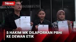 5 Hakim MK Dilaporkan PBHI terkait Dugaan Pelanggaran Kode Etik Putusan Usia Capres Cawapres