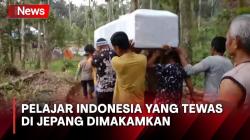 Diduga Dibunuh di Jepang, Jenazah Pelajar Indonesia Dimakamkan di Padang Pariaman